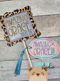 Titus 2:11 Amazing Grace PLANT STICK and Bookmark! 4x4  DIGITAL DOWNLOAD embroidery file ITH In the Hoop 1124 02