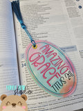 Titus 2:11 Amazing Grace PLANT STICK and Bookmark! 4x4  DIGITAL DOWNLOAD embroidery file ITH In the Hoop 1124 02