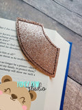 Cutting Corners Curved Peekaboo Bookmark for 4x4  DIGITAL DOWNLOAD embroidery file ITH In the Hoop 0322